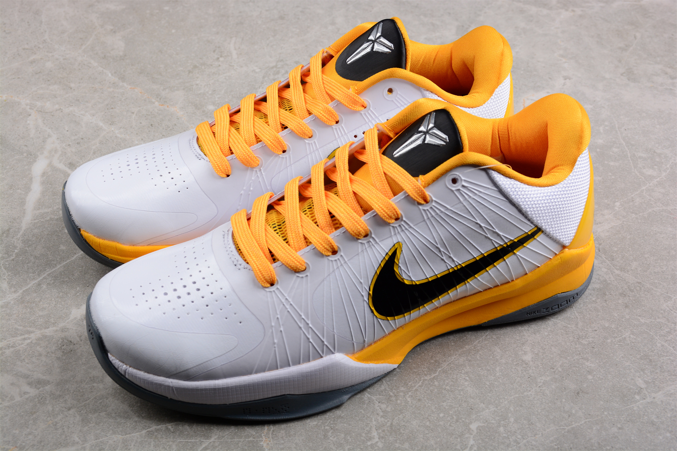 Nike Kobe 5 White and Yellow